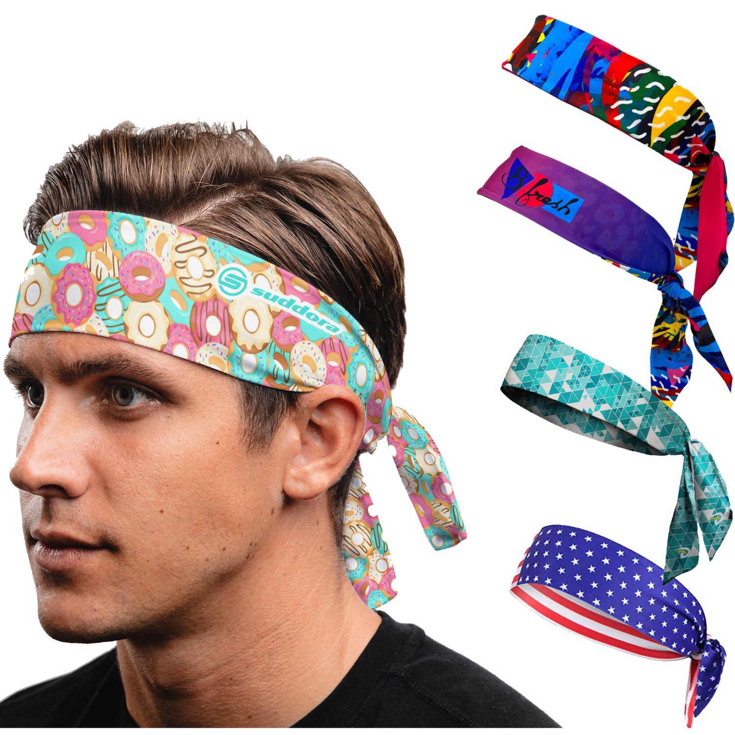 CoolMax 160G moisture wicking adult Headband w/ Micro pores 2