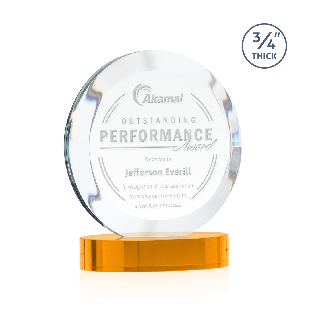 Gibralter Award on Alberton Base - Amber 8