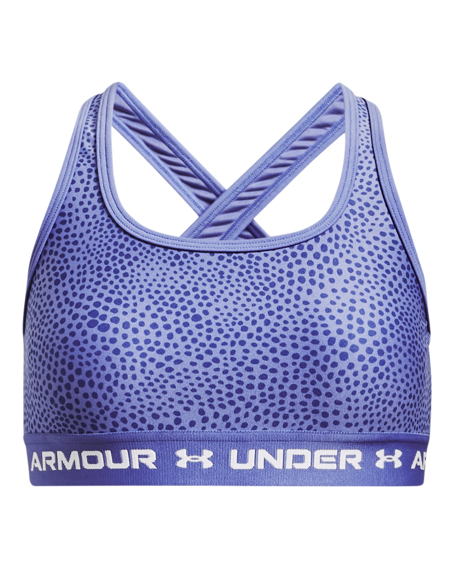 UA Crossback Printed Girls' Sports Bra 16