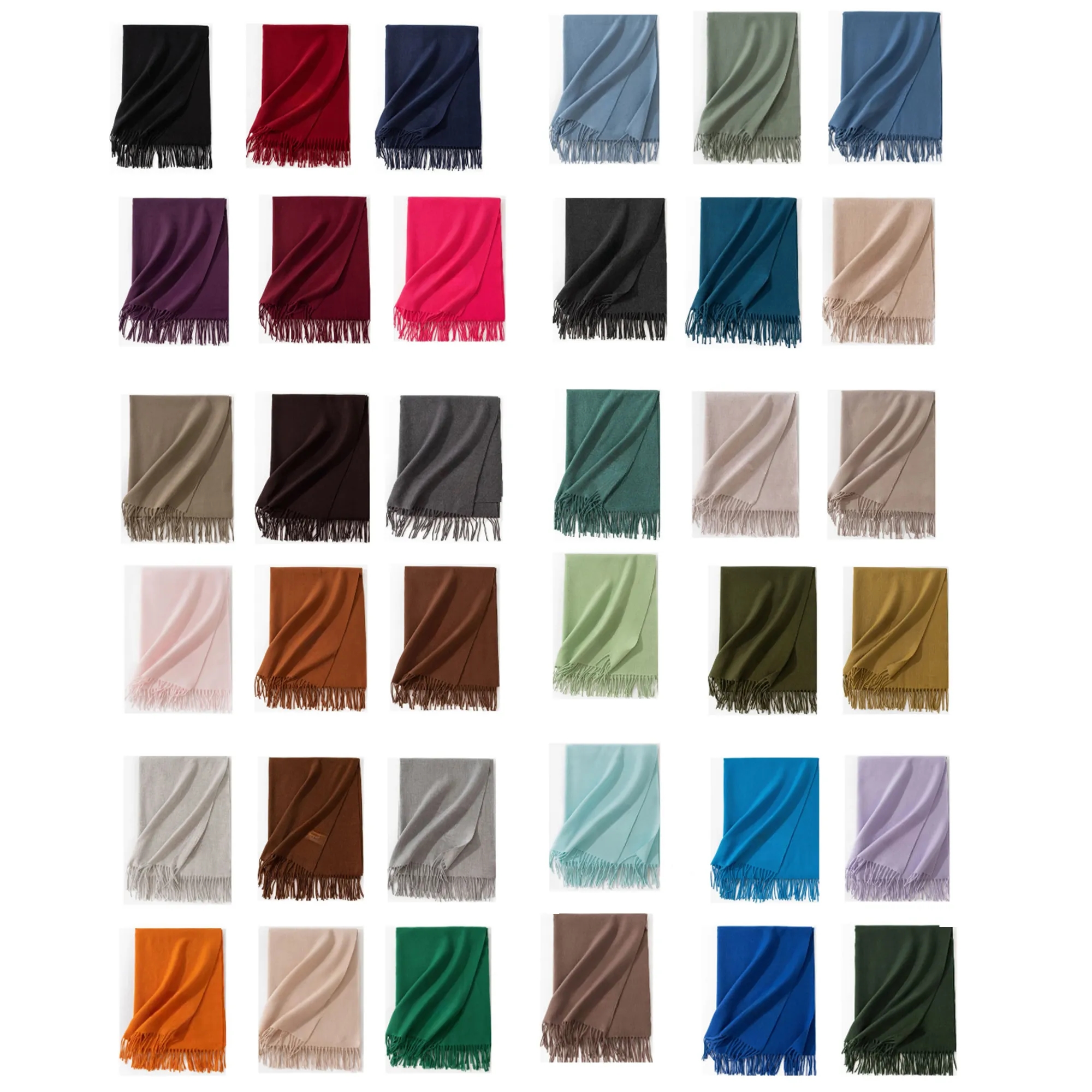 Winter Women's Warm Knitted Scarf Shawl 2