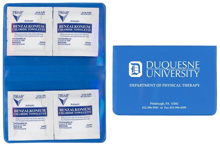 Hand Sanitizer BZK Towelette Kit 10