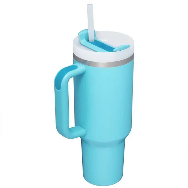 30 OZ Tumbler with Handle and Straw Lid 4
