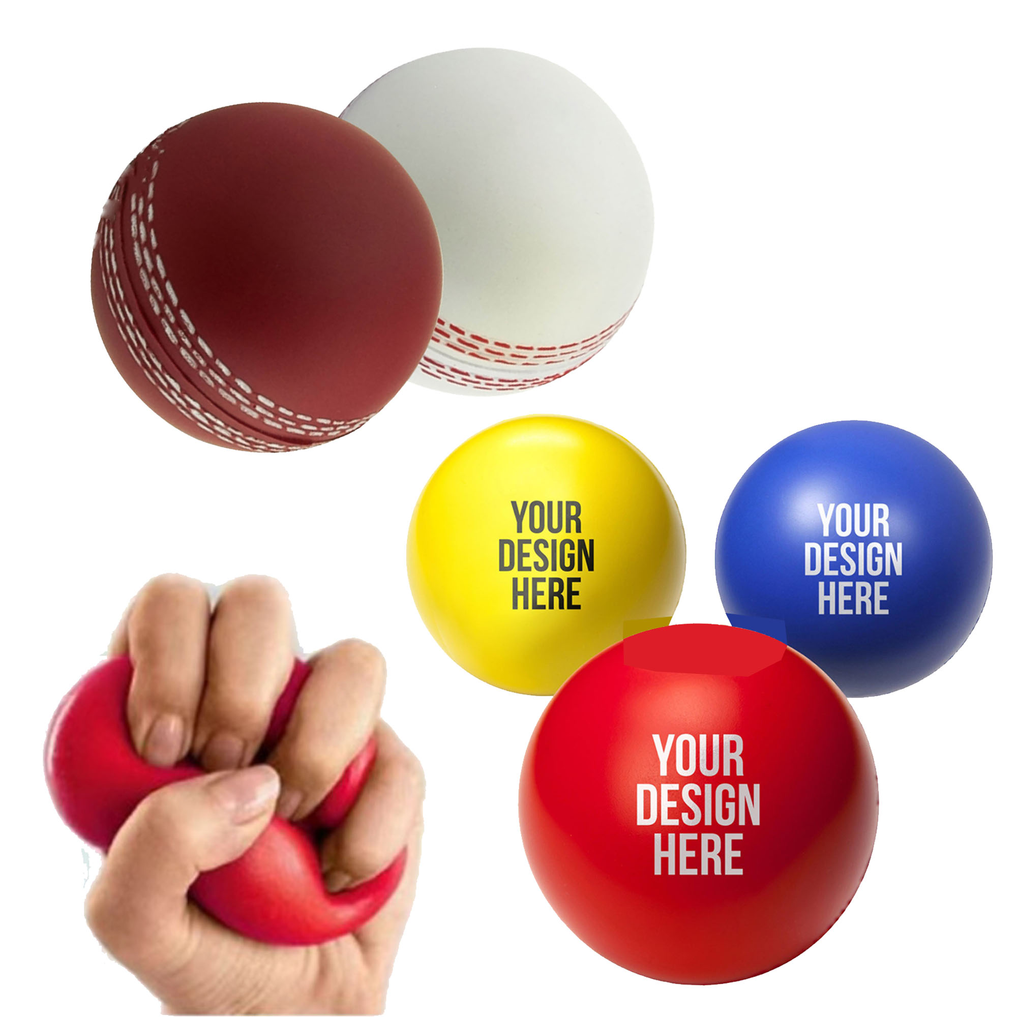 MOQ500 PU Elastic Decompression Ball Toy 1