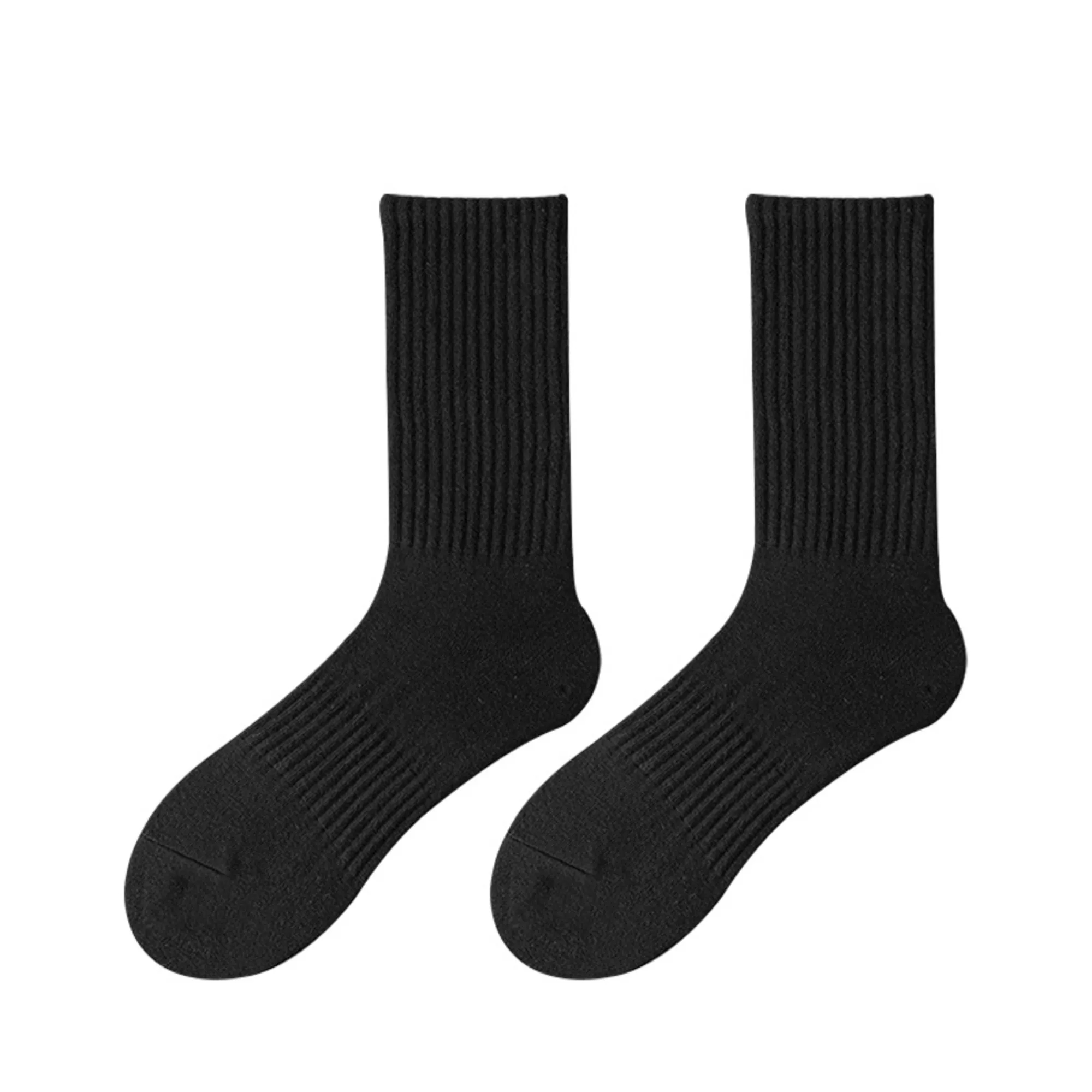 Solid Color Casual Breathable Shaping Cotton Socks 2
