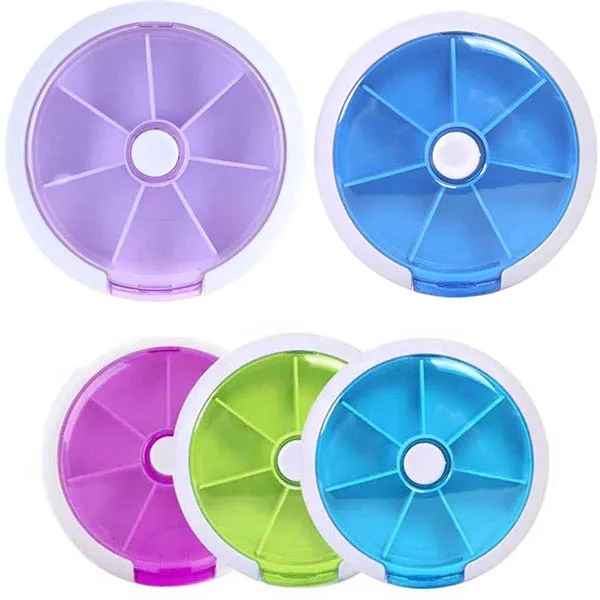 Round Plastic Pill Box 2