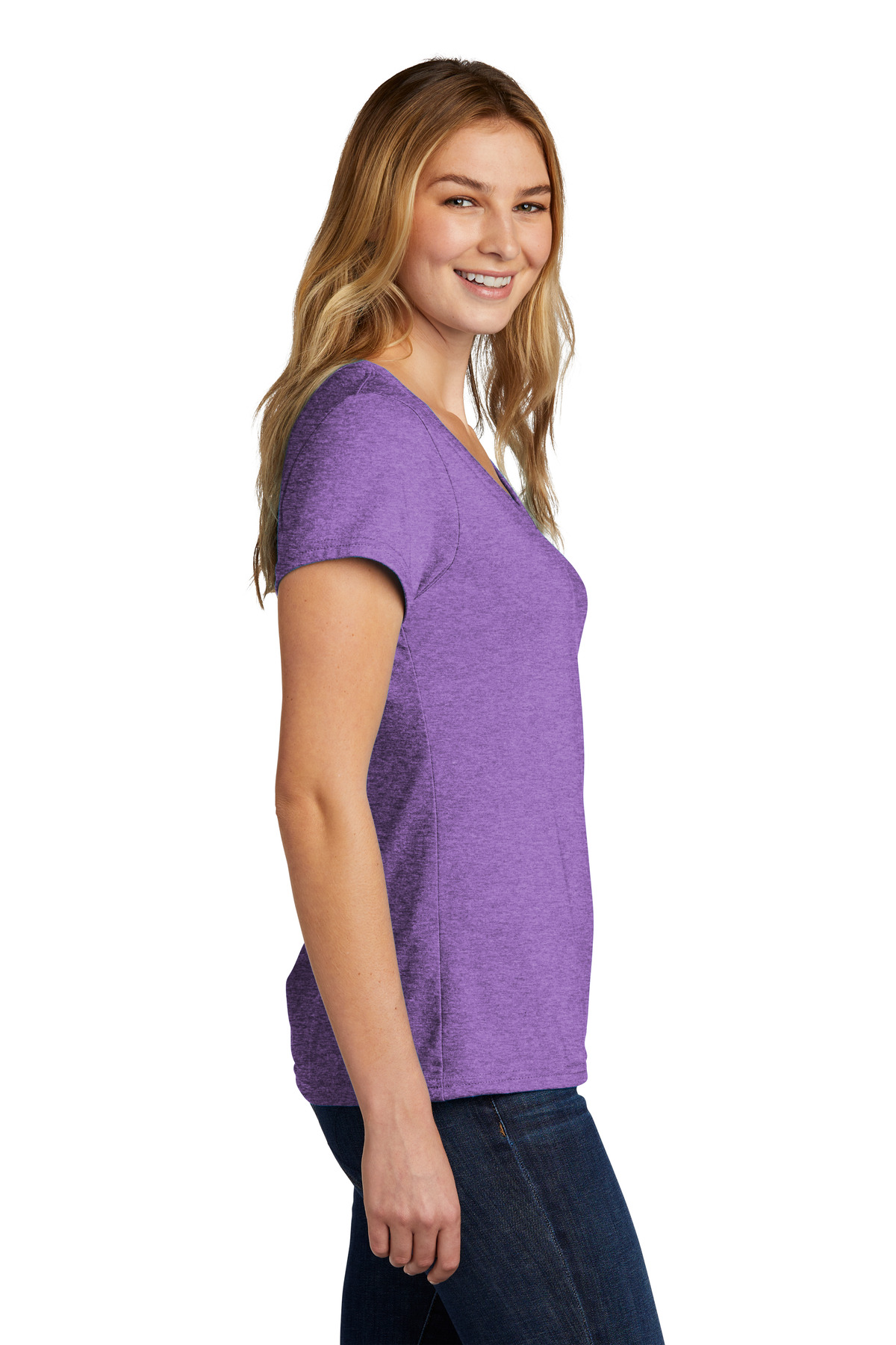 Port & Company® Women's Tri-Blend V-Neck Tee 53