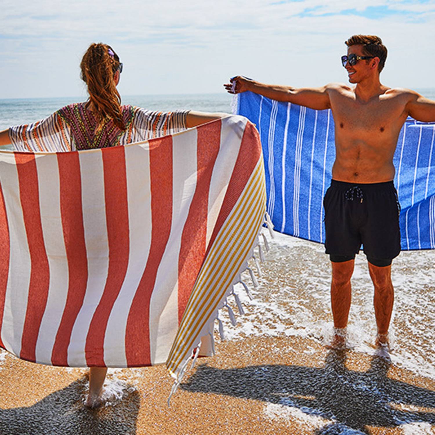 Tassel ultrafine fiber beach towel 2
