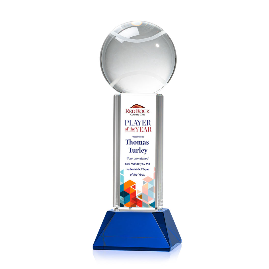 Tennis Ball VividPrint™ Award on Stowe - Blue 5