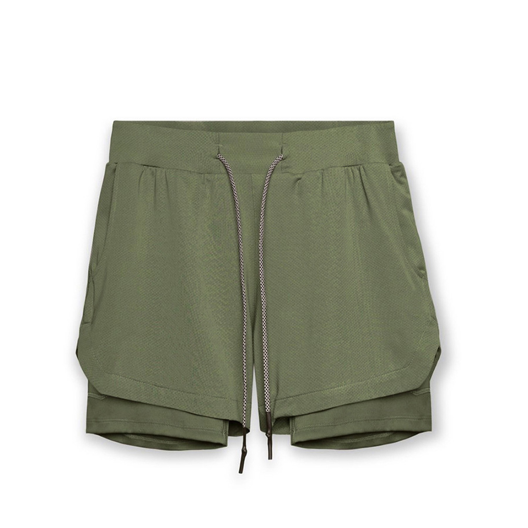 Mens 2 in 1 Workout Shorts 2
