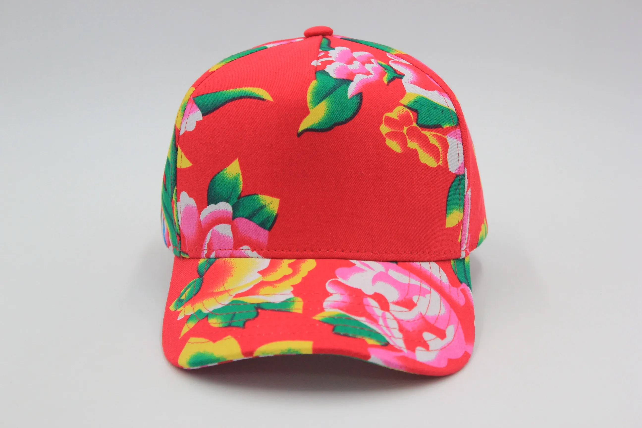 5 Panel Designer Plaid Baseball Cap Cotton