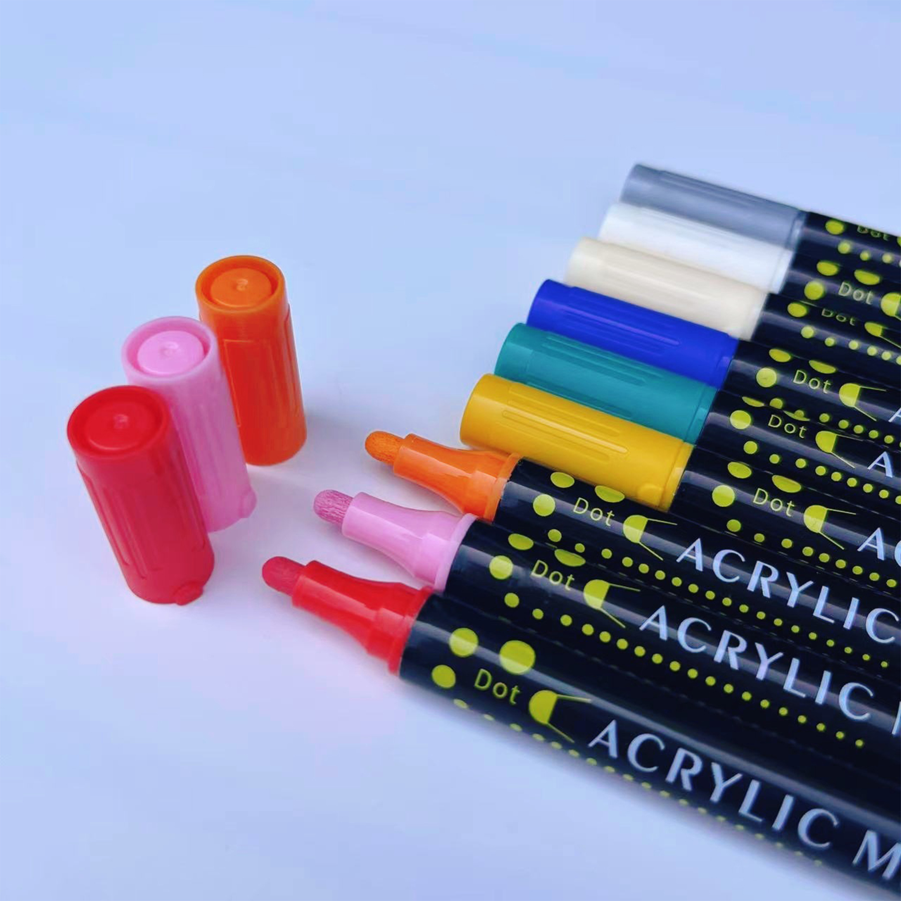 Plastic Double-Ended Water-Based Colored Pen 3