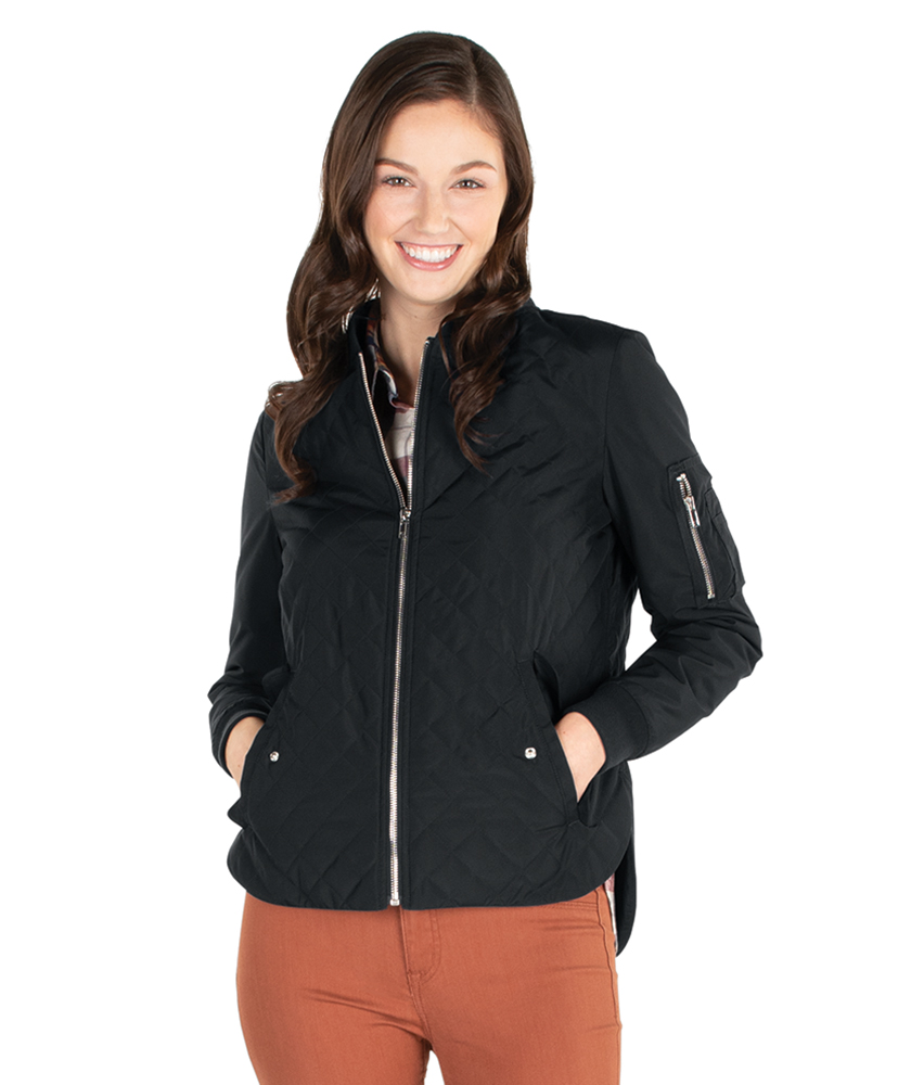 Women's Quilted Boston Flight Jacket 2