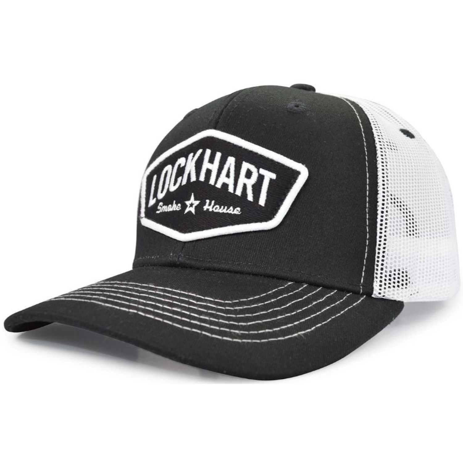Premium Cotton & Mesh Fabric 6-Panel Structured Cap with Velcro Closure 7