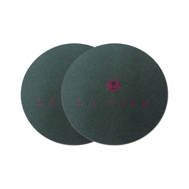 3.5" Round Pulpboard Coaster 9
