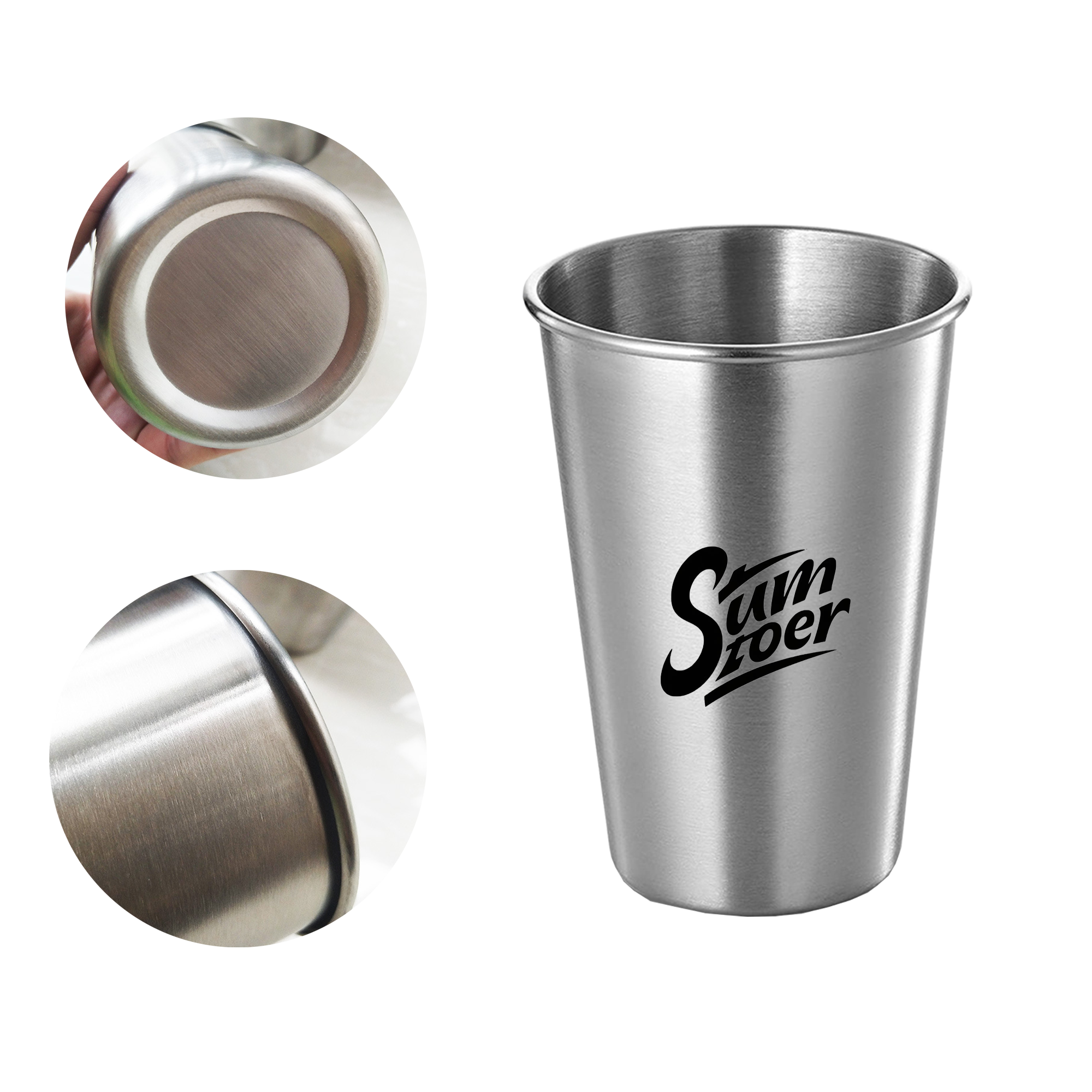 Stainless Steel 16.9 Ounce Cup 2