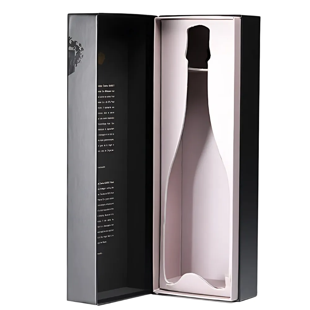 1-Bottle Traditional Red Wine Retro Gift Box 3