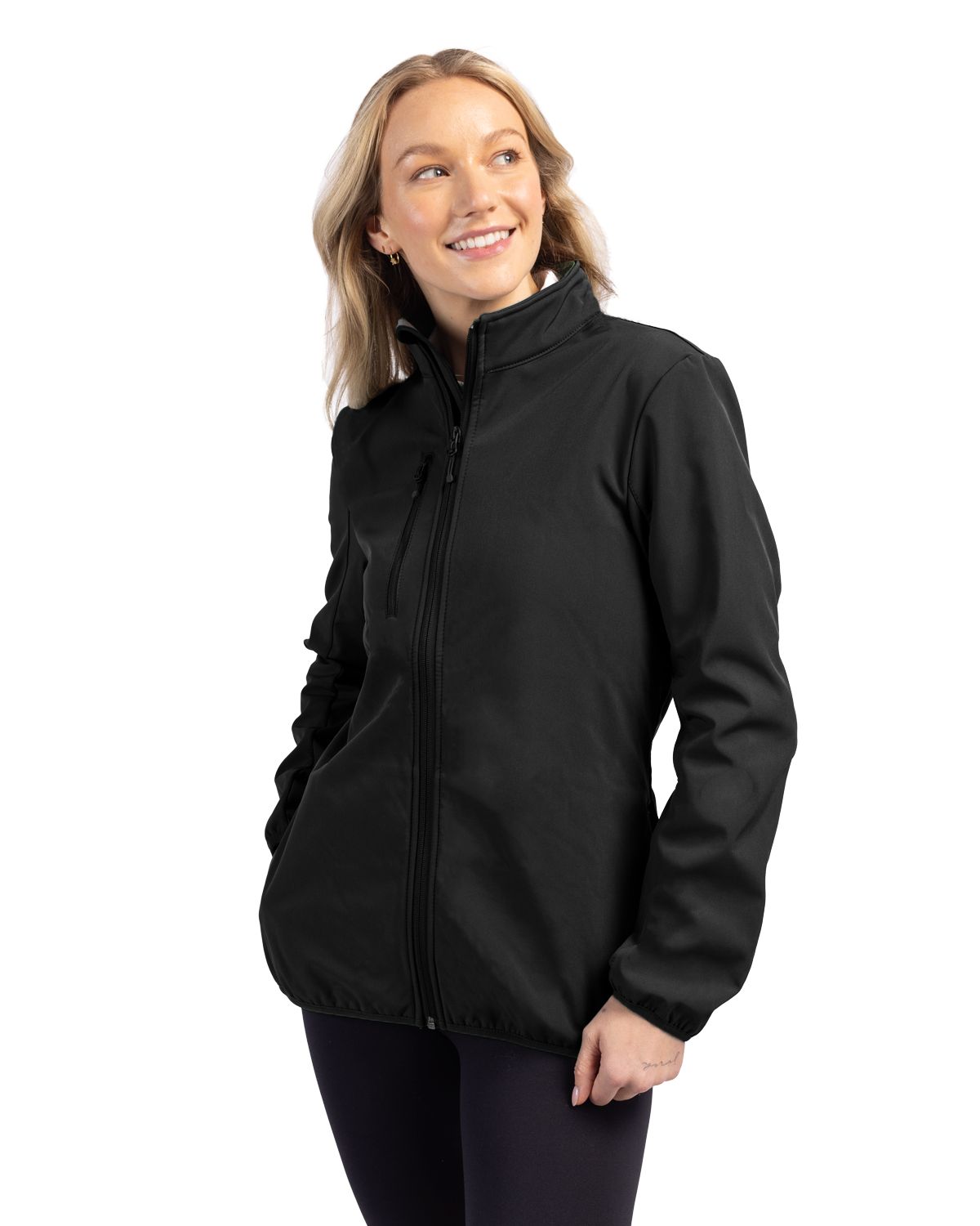 Clique Trail Recycled Stretch Softshell Womens Full Zip Jacket 4