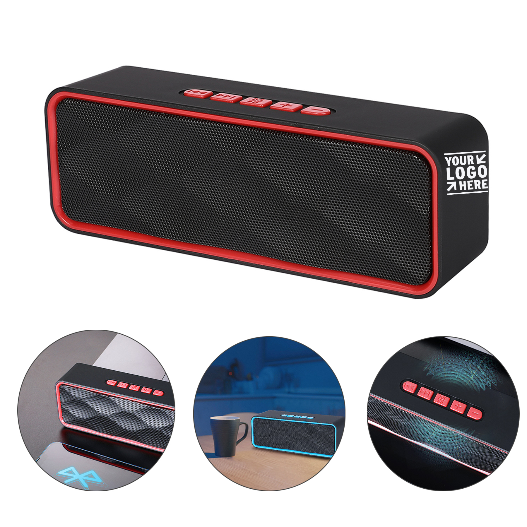 IPX7 Waterproof 30W Stereo Sound Portable Bluetooth Wireless Magnetic Bass Golf Cart Speaker