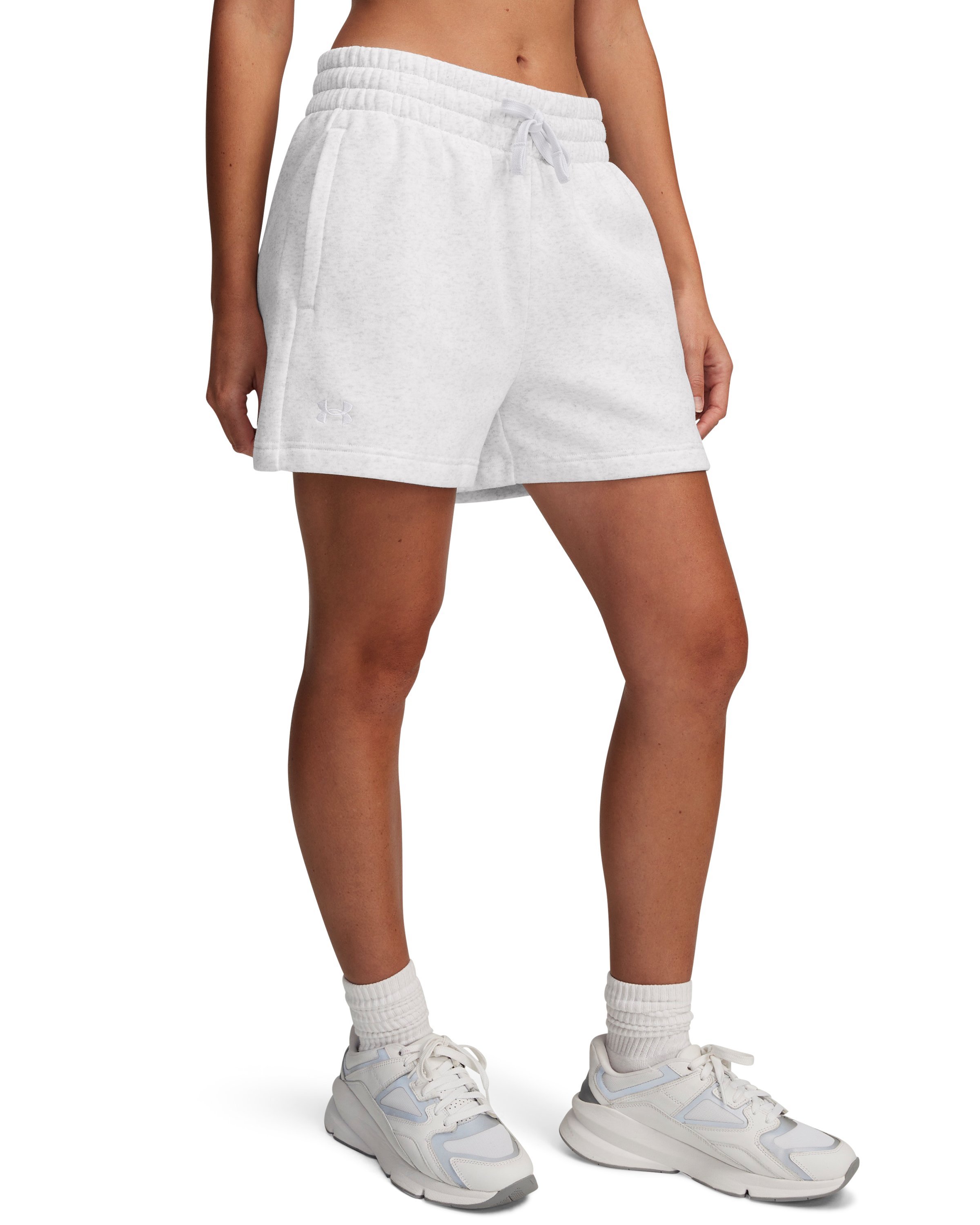 UA Rival Fleece Women's 3.5 Shorts 4