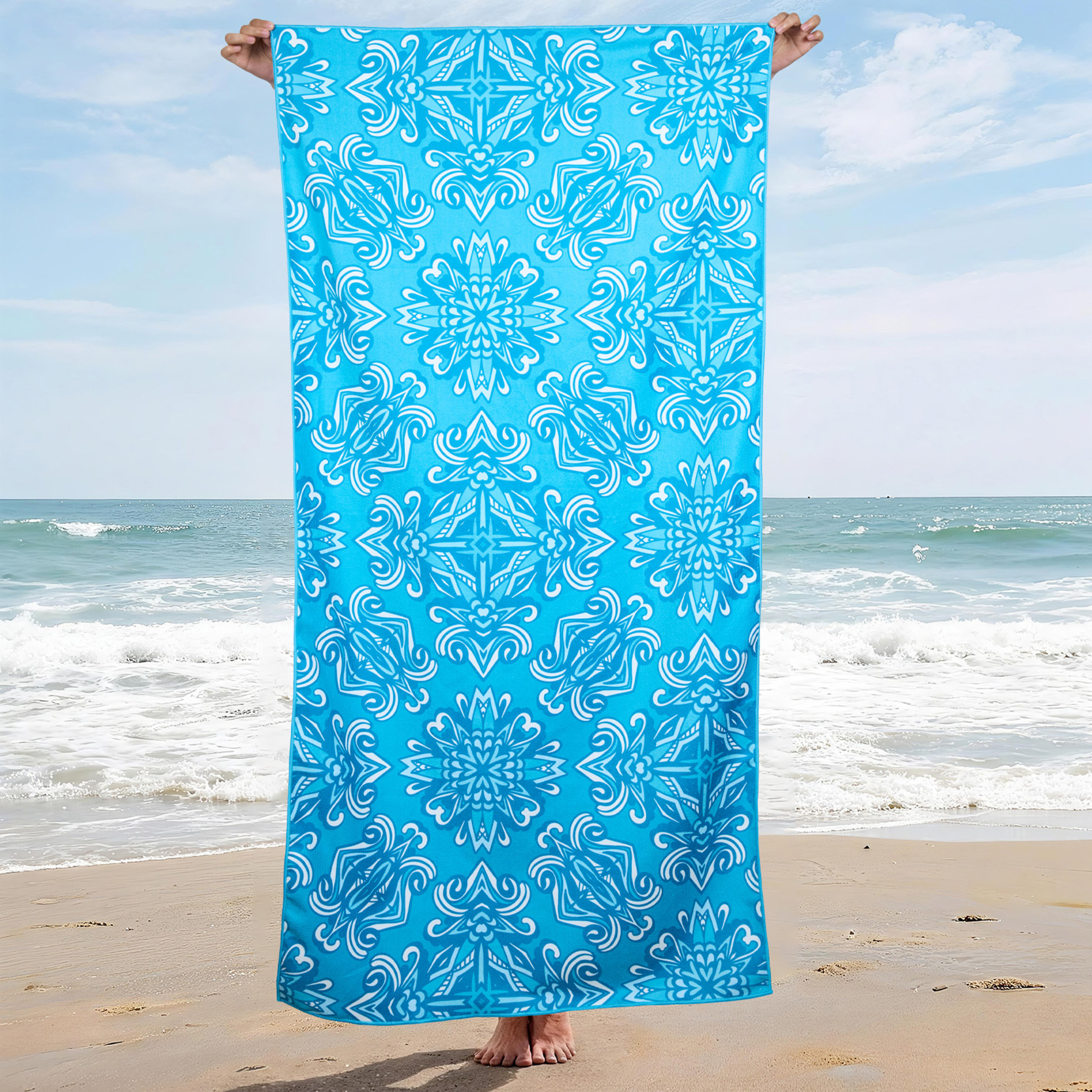 30" X 60" Microfiber Beach Towel: Dye-Sublimation 2