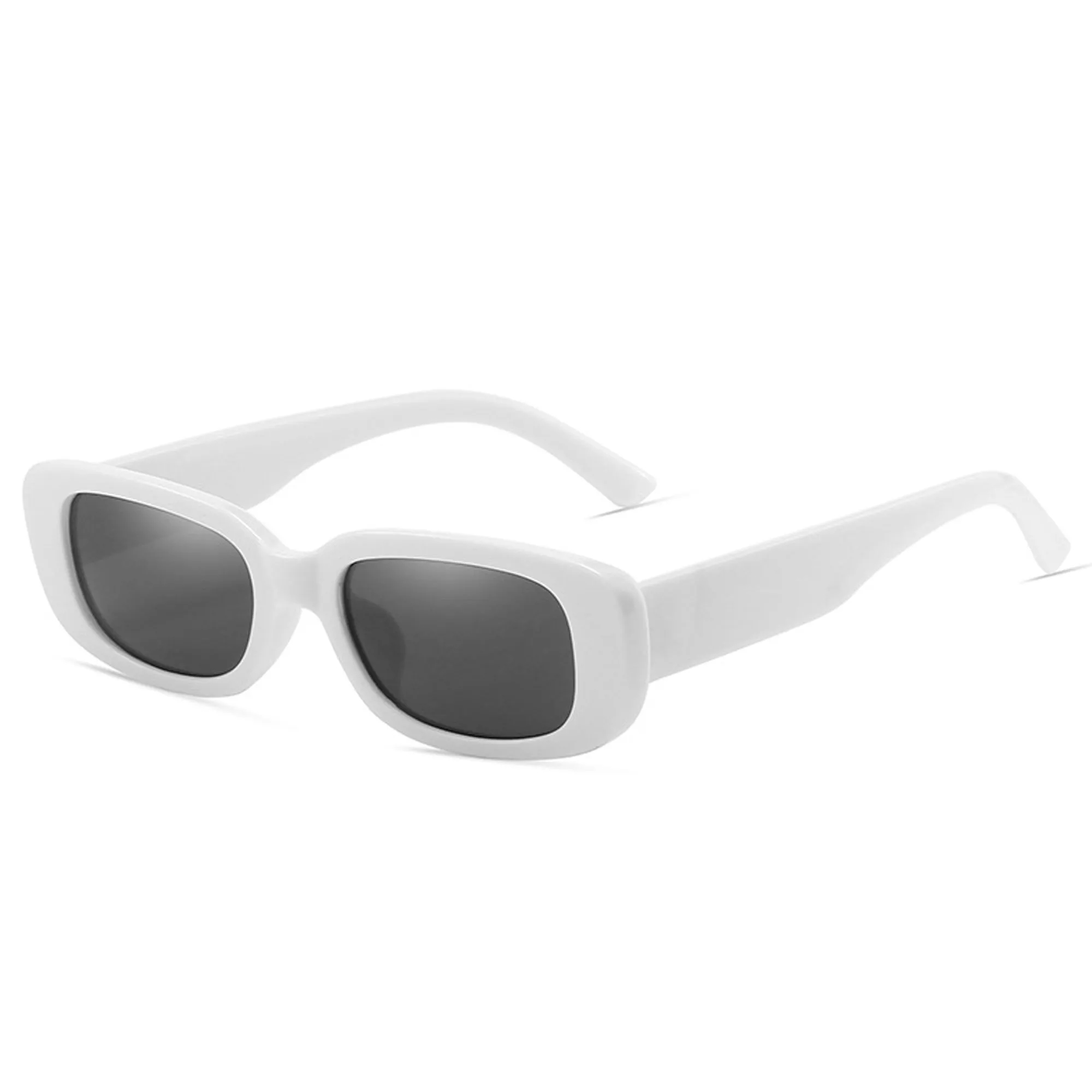 Solid Color Square Frame Sunglasses 4