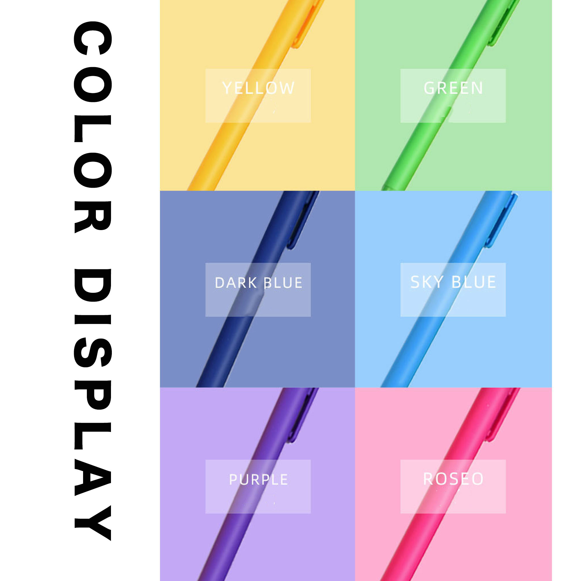 Multi Color Press Neutral Pen 6