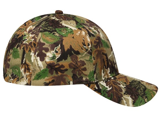 OTTO CAP "OTTO FLEX" Camouflage 6 Panel Low Profile Baseball Cap 5