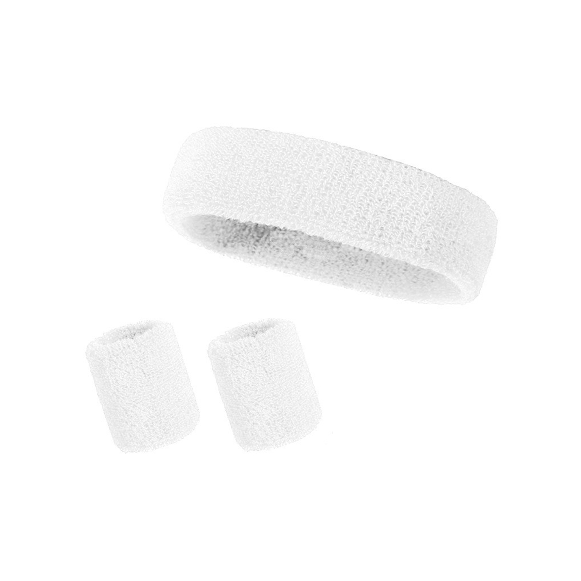 Elastic Sweat Absorbing Headband Wristband Set 4