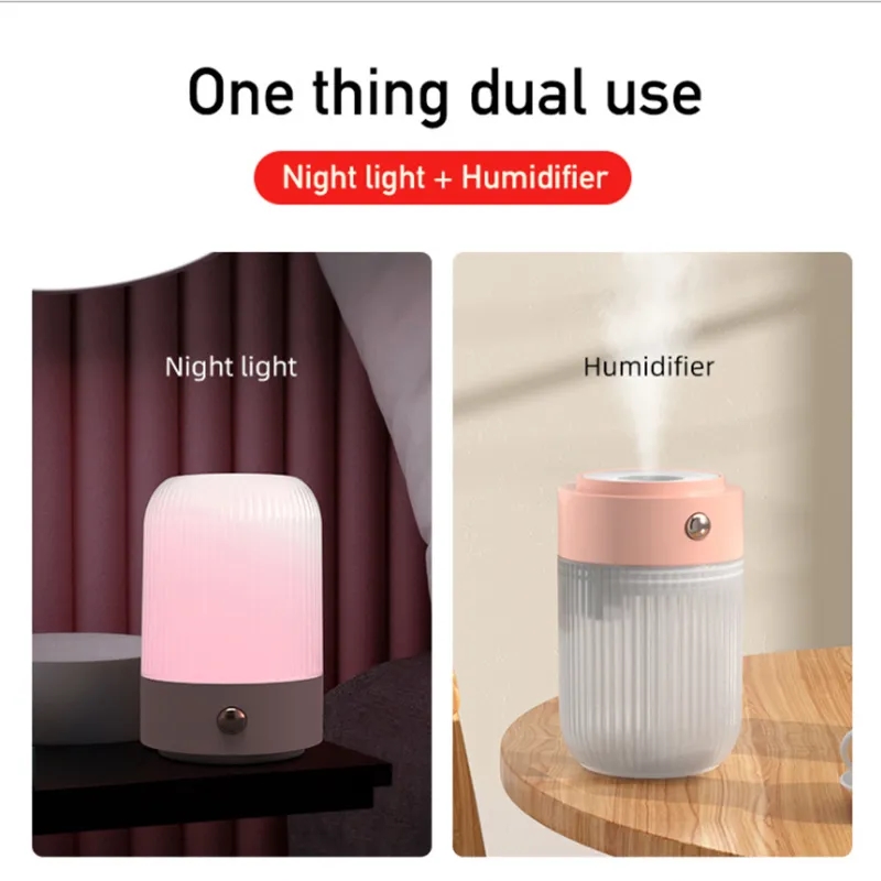250Ml Portable Mini Usb Colorful Led Night Light Humidifier 1