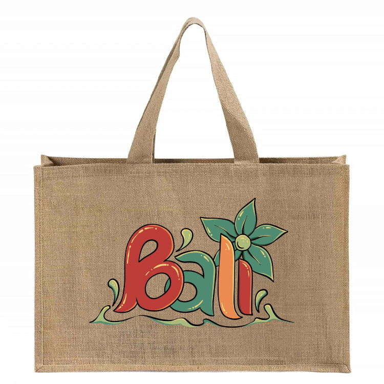 Catalina Jute Shopping Tote Bag 6