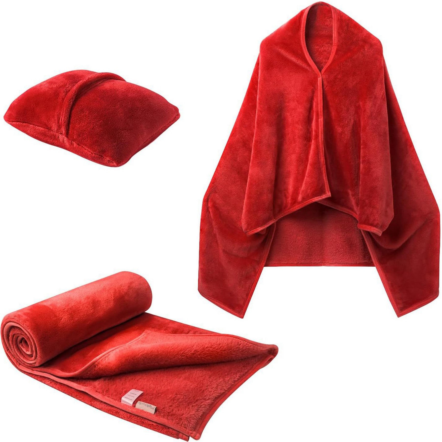 Versatile Foldable Flannel Travel Blanket 12
