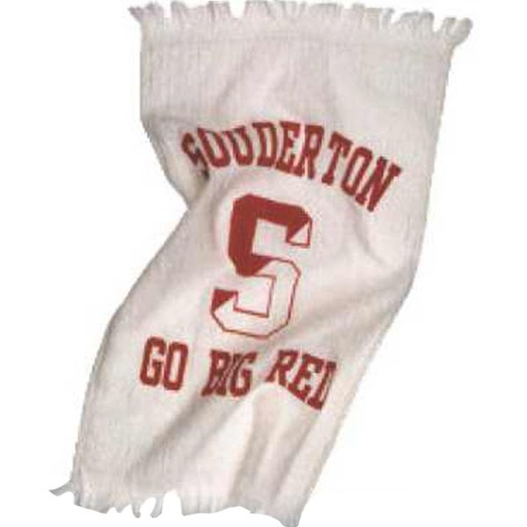 Rally Velour Fringed Towel - 11"x18" 1