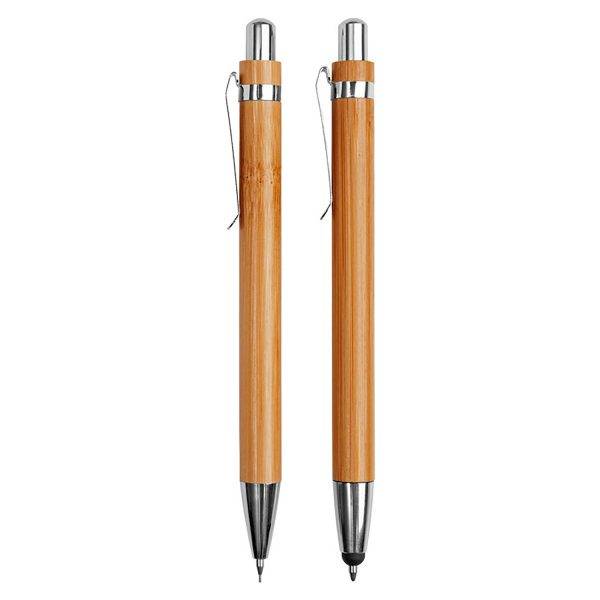 2pcs Bamboo Ballpoint Pen Set 5