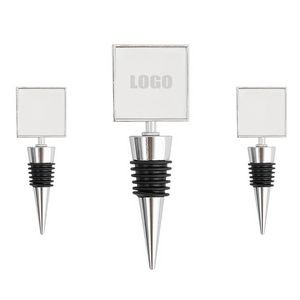 Stylish Square Top Wine Bottle Stopper 14