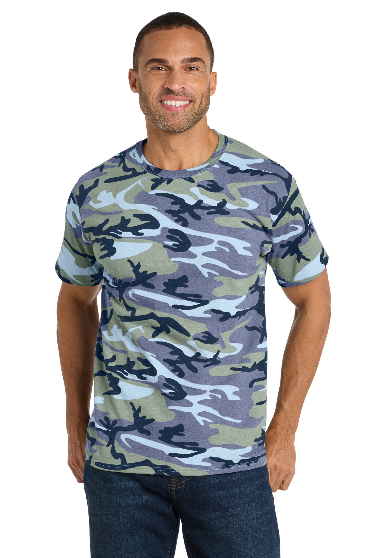 Port & Co Core Cotton Camo Tee. PC54C 10
