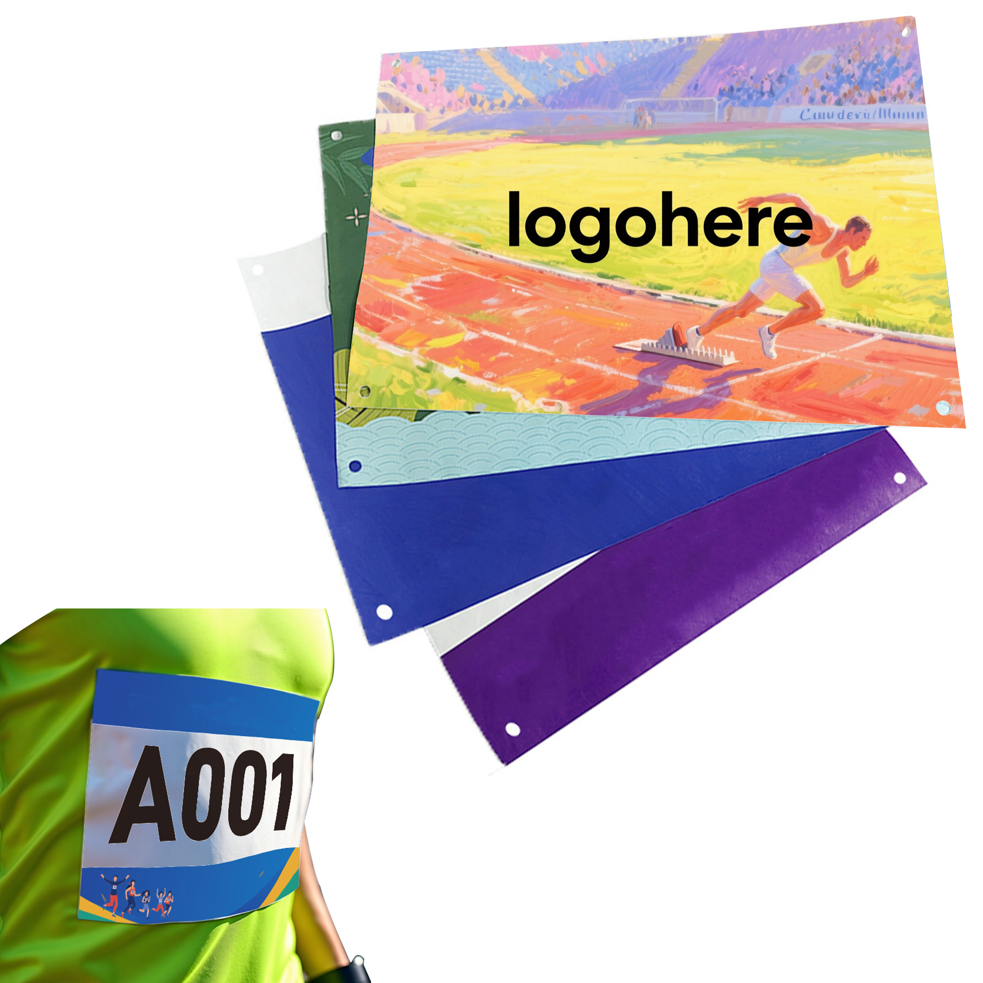 Running Race Bibs 3