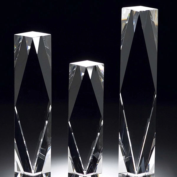 Clear Crystal Trophy Award 5