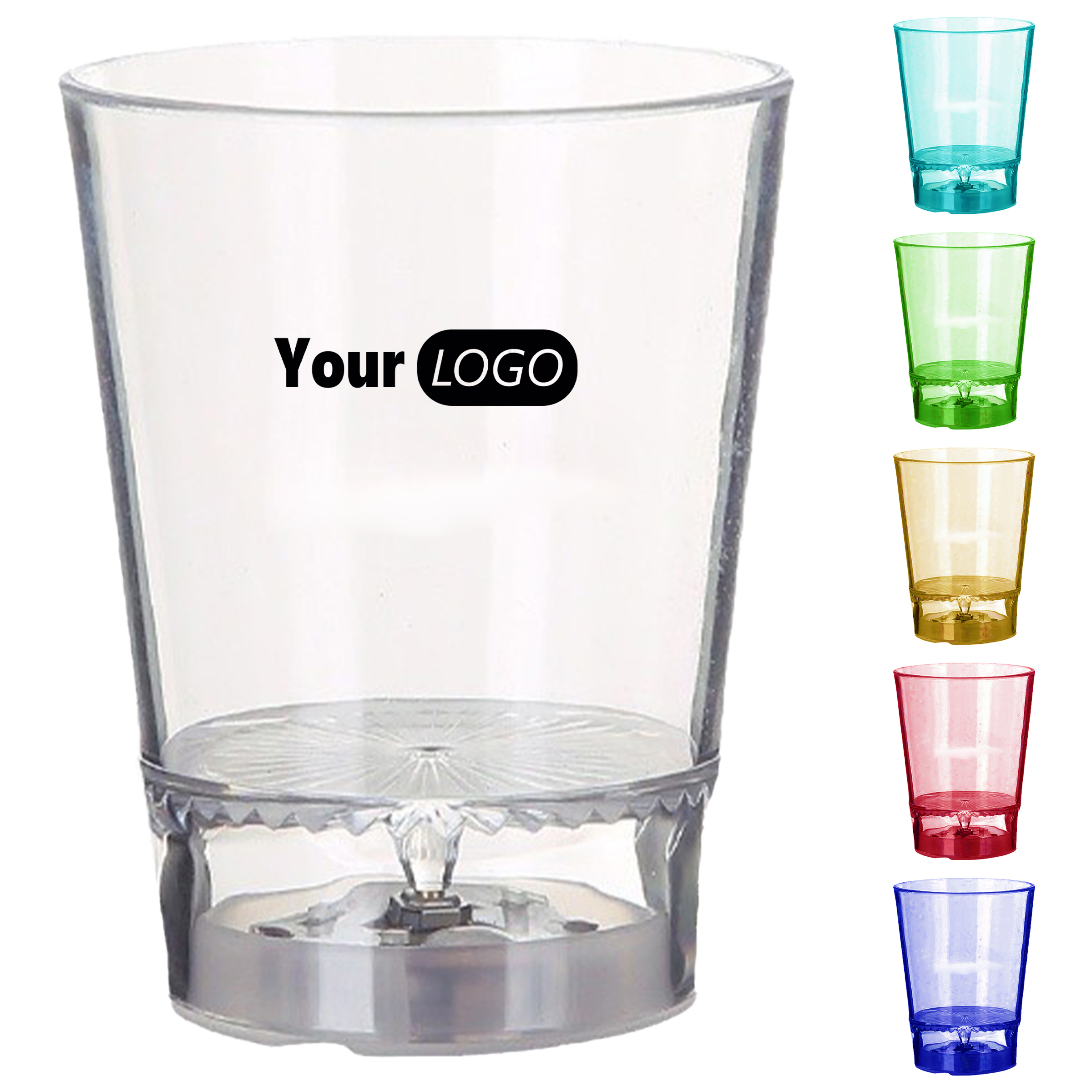 Plastic Vibrant Led Flash Light Up Glasses For Festive Drink Experiences 1