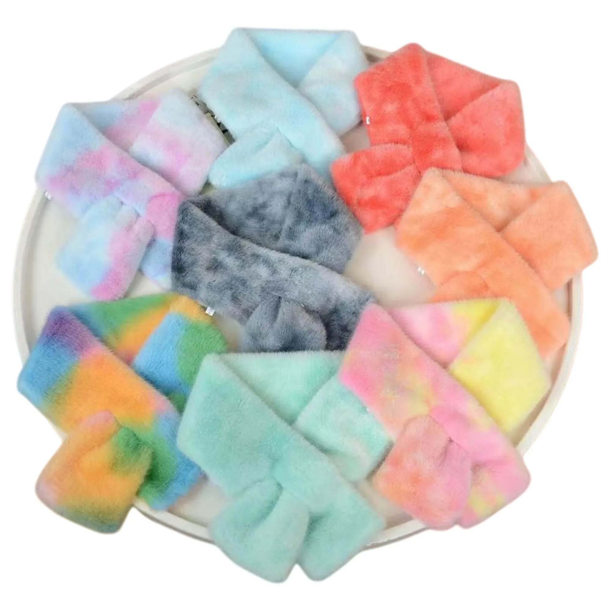 Gradient Color Womens Scarf Warm