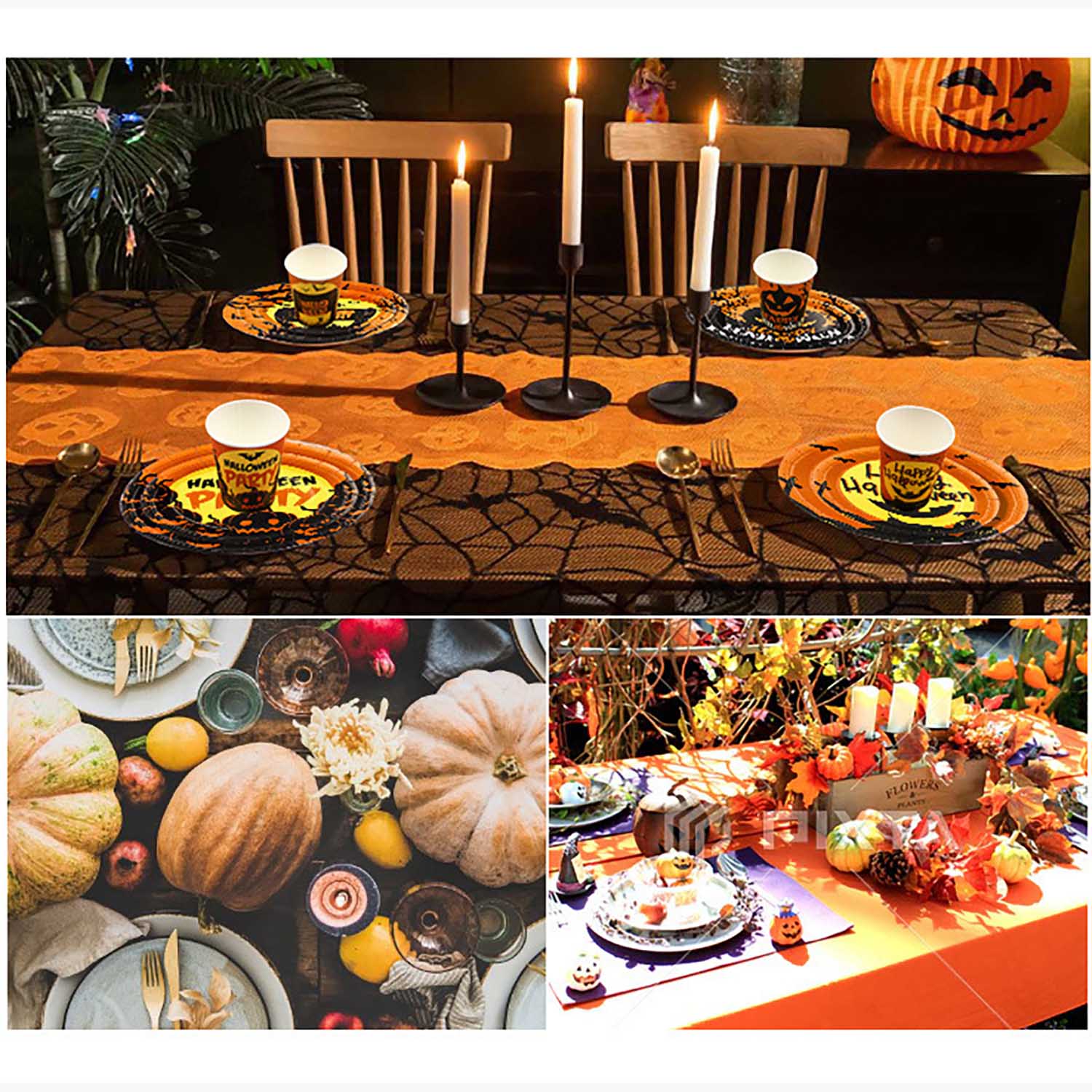 7 In Halloween disposable Paper Plate 13