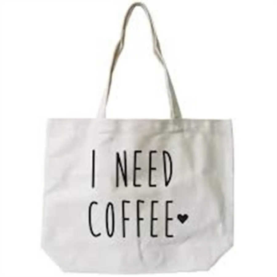 Sublimation 12 oz Poly Canvas Tote Bag -20"x15", custom tote bag with logo imprint 2