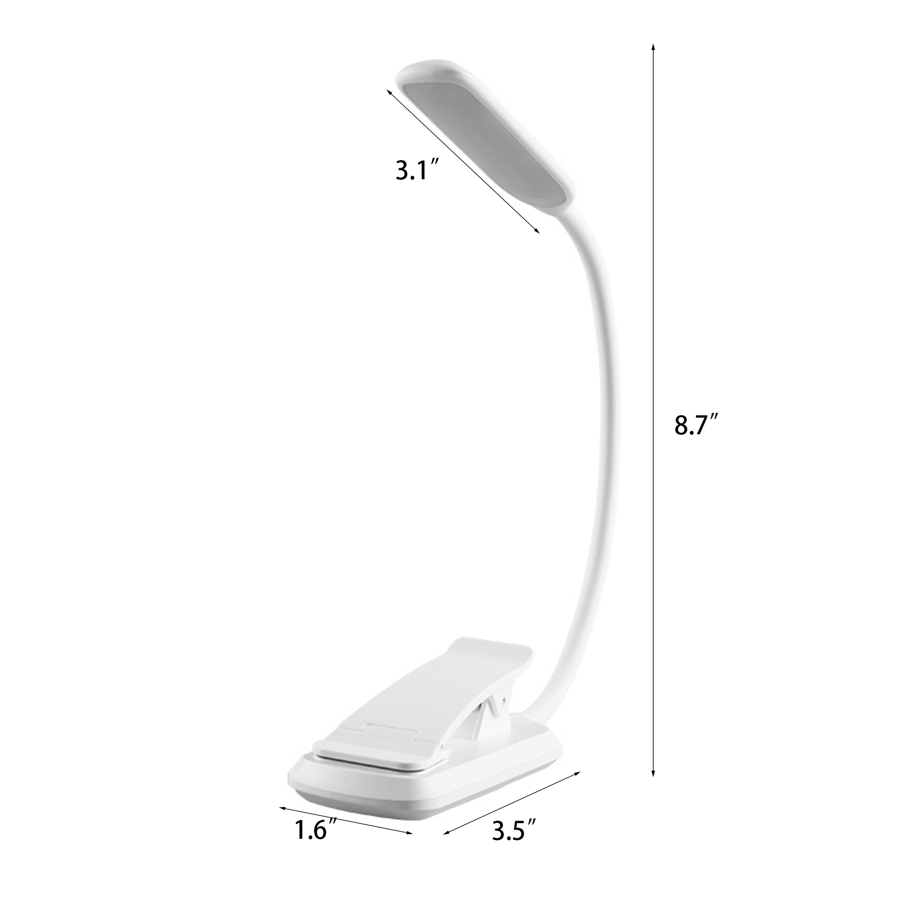 Clip On Rechargeable Reading Light 3
