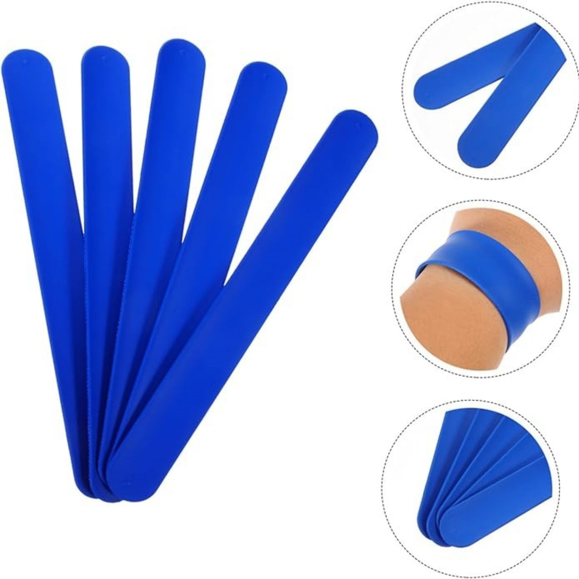 Multicolor Slap Wrist Silicone Wristband 3