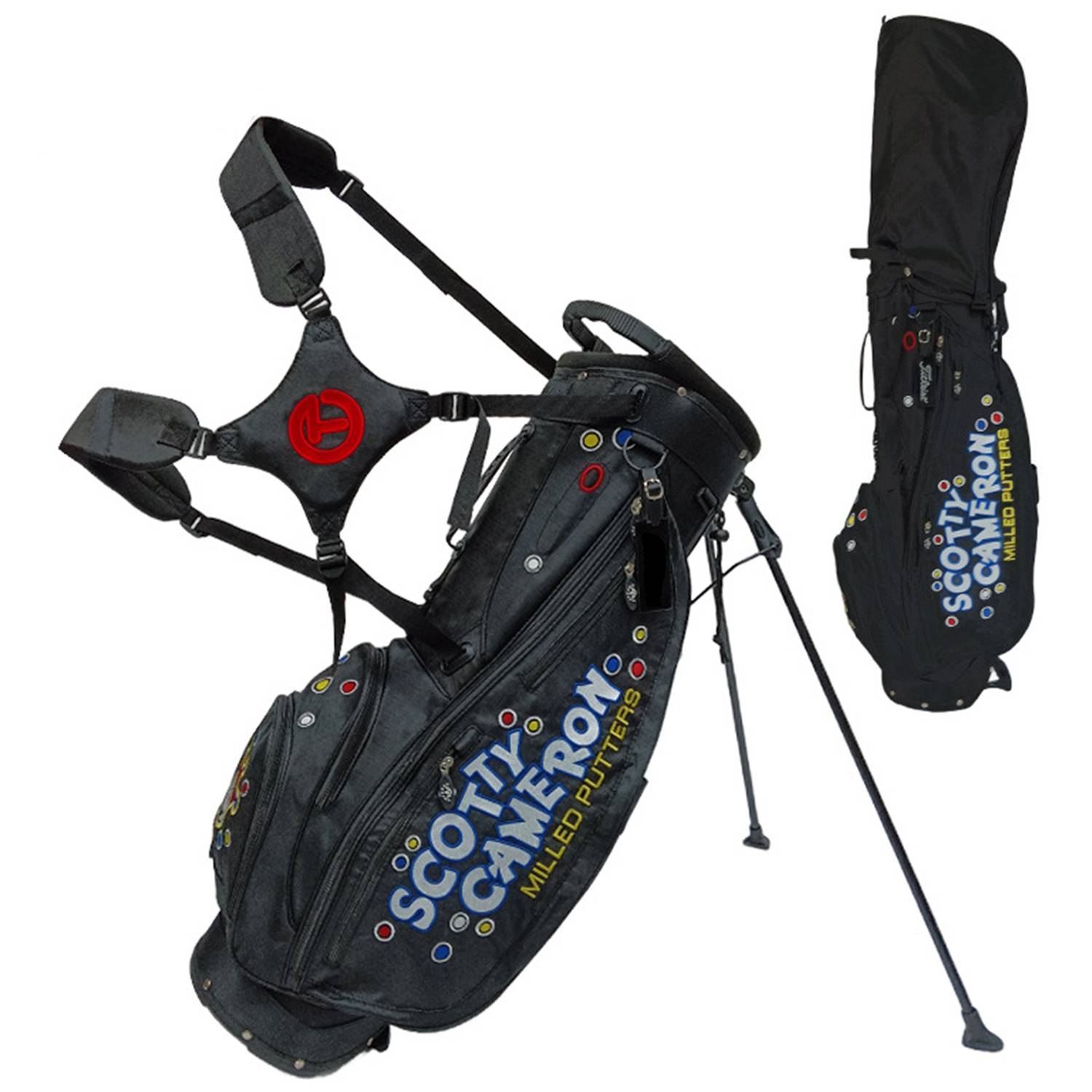 Waterproof Large Capacity Nylon Golf Stand Bag 8