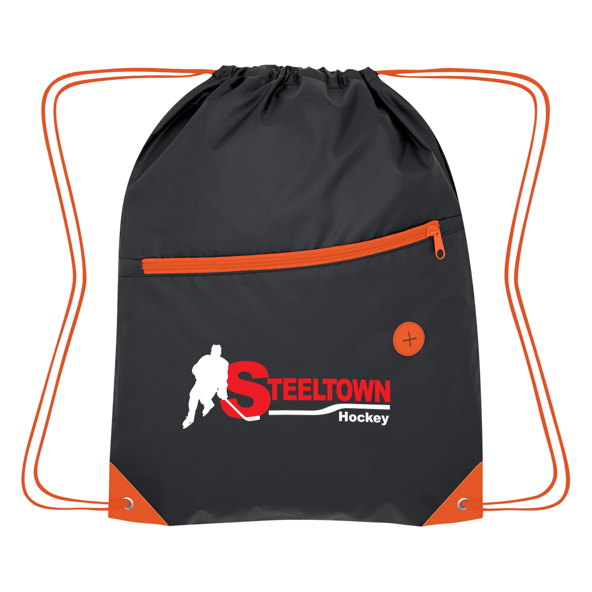 Color Pop Recycled Drawstring Bag 8