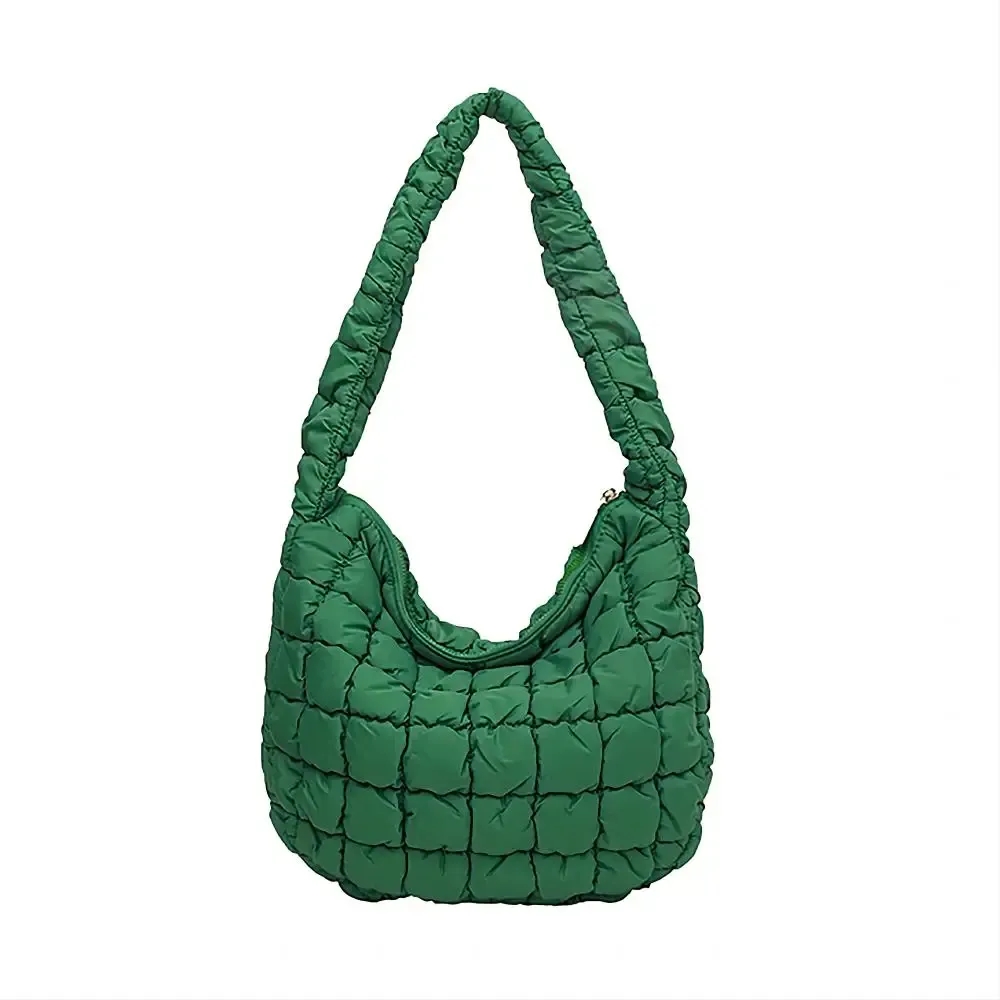 Custom Down Quilted Shoulder Puffer Tote Bag 7