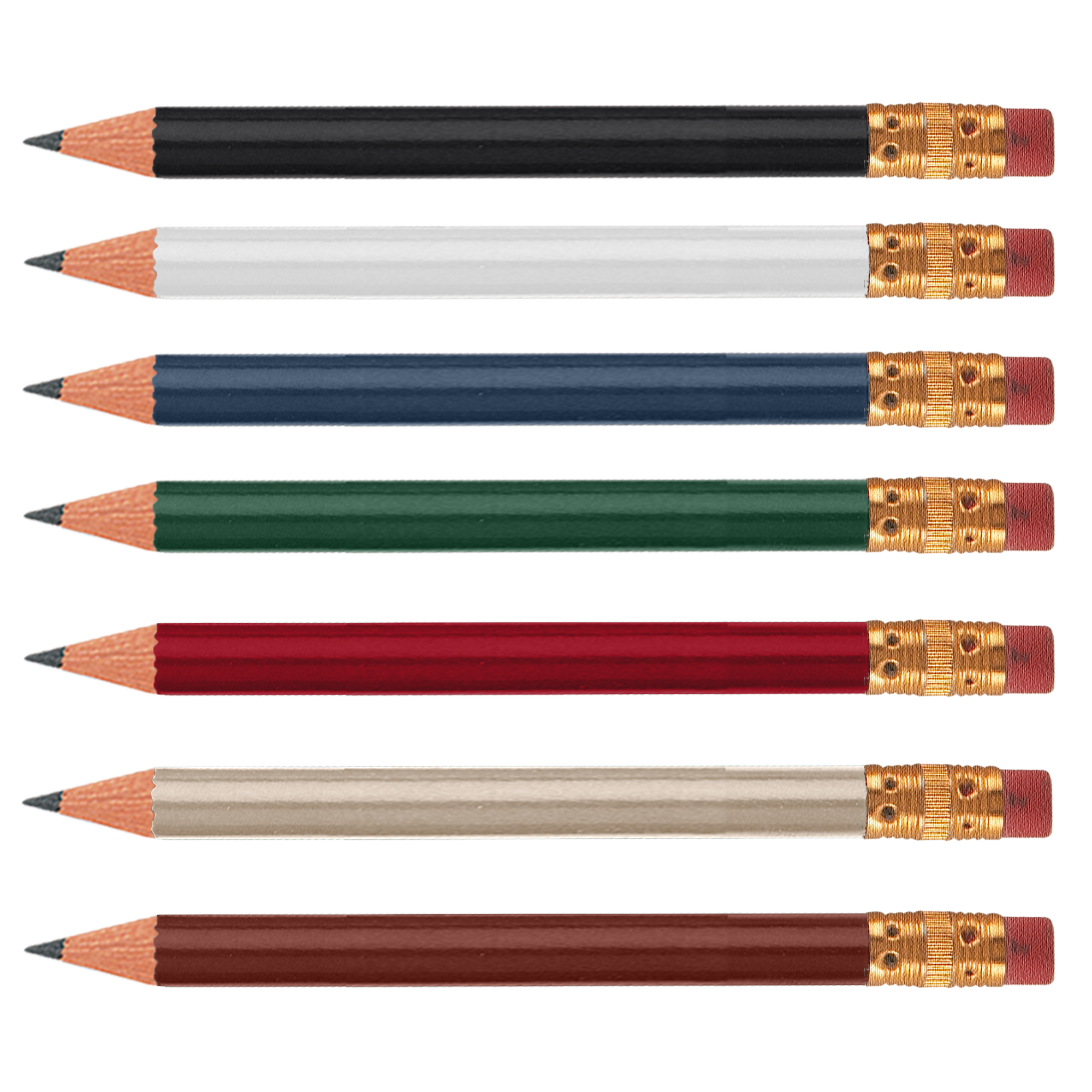 Golf Pencil (Round, Eraser) 14