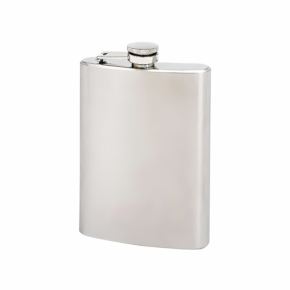 Jims Stainless Steel Hip Flask - 4 Oz 3