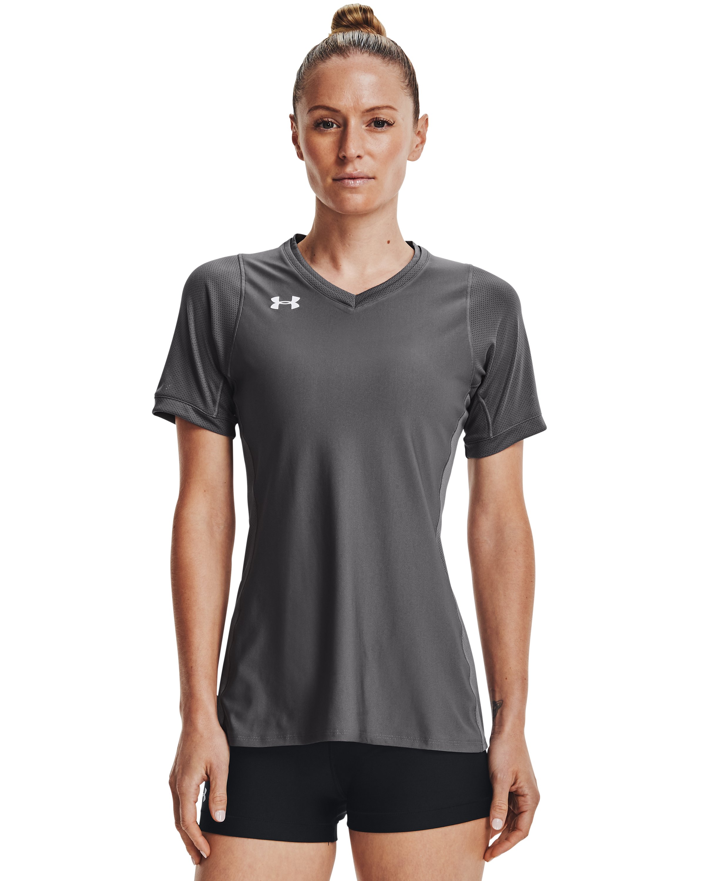 Women's UA Volleyball Powerhouse Short Sleeve Jersey 10