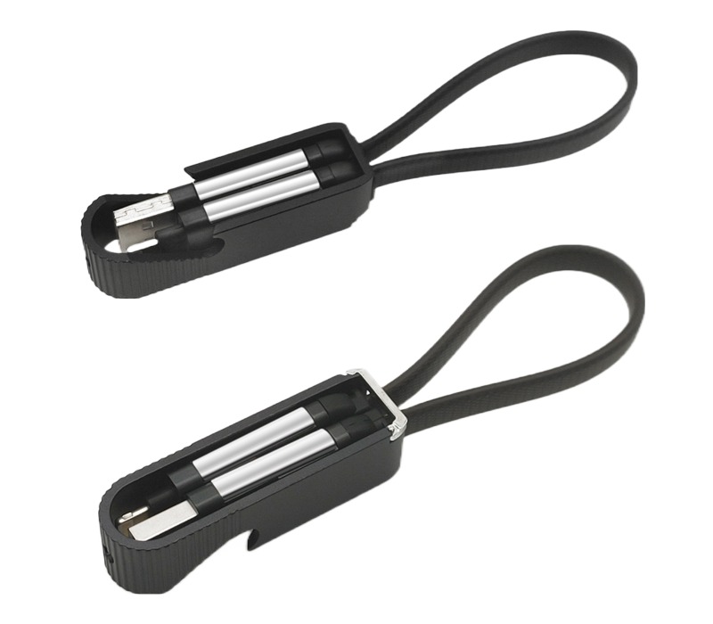 4-in-1 Bottle Opener Keychain Charging Cable 5